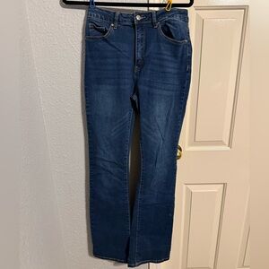 SHEIN Dark Blue Straight Men's Jeans